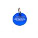 Personalized Dog Brand Pocket with Push Button - Engraved Synthetic Leather Tags in Blue Black Red Yellow | 30mm Control Space - Buy Online on SooperMarket.com
