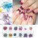 Dokpav 2 Boxes Dried Flowers for Nail Art - 24PC Green Leaves & Real Flower Set with Curved Tweezers | 3D Nail Art Accessories for Stunning Nail Decor - Buy Online on SooperMarket.com