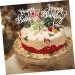 Warmhm Cupcake Toppers Birthday 20pcs Birthday Cake Insert Paper Bath Products Glitter Baby Cake Topper Birthday - Buy Online on SooperMarket.com