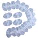 ZQHTY 20-Piece Set of Clear Disposable Ear Covers & Shower Caps - Water-Repellent Hair Dye & Bathing Protection - Buy Online on SooperMarket.com