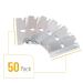 Bates Single Edge Razor Blade 50pc - Scraper Blades for Precision Cutting - Buy Online on SooperMarket.com