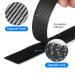 KRUI 1 Inch x 26 Feet Hook and Loop Strips Mounting Tape with Adhesive  Sticky Back Heavy Duty Strips Fastener Roll for Home Office School Organization  Crafting  Home Improvement Decorating 1 In x 26Ft Black - Buy Online on SooperMarket.com