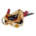Glitter Softball Pony Holder in Red, Black, White with Stitches Ribbon - Hair Bow - Buy Online on SooperMarket.com