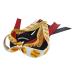 Glitter Softball Pony Holder Streamer Hair Bow  Red  Black  White & Stitches Ribbon