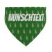 printplanet - Dog scarf with name or text - Scarf for dogs - Layout Trees Green - Size L Size L Trees Green