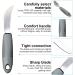 Adaptive Utensils (5-Pieces) Adaptive Utensils for Elderly Arthritis Parkinsons and Handicapped Stainless Steel and Dishwasher Safe - Grey - Buy Online on SooperMarket.com