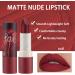 Velvet Dark Red Long Lasting Lipstick - Waterproof, High Coverage Lip Color for Women - Buy Online on SooperMarket.com