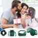 Faux Silk Eye Shade & Hair Scrunchy Set | Breathable Sleep Mask with Drawstring Pouch - Perfect for Travel & Relaxation - Buy Online on SooperMarket.com