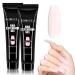 Tomicca acrylic gel for nails pale rosa set 2*15g Quick extender polygel building acrylic nail gel nail extension for gelail long-lasting & natural look for beginners & salon professionals 2*15g light pink & light pink