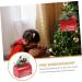 Alipis 1pc Decorative Hanging Decor Ornament Festival Home Tree Decoration Pendant Nice Iron Mail Xmas Red 9X9CM - Buy Online on SooperMarket.com
