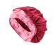 HEIMEABI Soft Bonnet Wide Elastic for Women Sleeping Satin Night Cap Sleep Band Other Hair Accessories Organizer (Wine One Size) Wine One Size