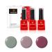 Bluesky Gel Nail Polish Set Fall Essentials Sage Scarf 80570 Field Fox 80594 Marsala KA4036 3 x 5 ml Green Dark Pink (Requires Curing Under UV or LED Lamp) Fall Essentials 5 ml (Pack of 3)