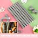 Elcoho 40-Piece Flexible Curling Rods Set for Short, Medium, and Long Hair - No Heat Hair Rollers with 2 Comb, Satin Bonnet, and Cosmetic Bag - 9.45 x 0.71 Inch Gray - Buy Online on SooperMarket.com