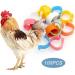 100 Bird Identification Rings - Pigeon Footrings Parrot Leg Bands & Poultry Marking Tape - 8mm Clamping Rings for Chickens Quail & More - Buy Online on SooperMarket.com