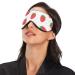 Haskirky Light Blocking Eye Mask for Deep Sleep | Adjustable Adult Men and Women Travel Yoga Meditation | Breathable Comfort | Goodies Strawberry - Buy Online on SooperMarket.com