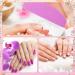 Nail Buffer Blocks - 20 PCS 100/180 Grit Sponge Nail Buffer for Natural Gel Acrylic Nails - Manicure Tools in Pink - Buy Online on SooperMarket.com