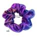 Shiny Metallic Scrunchies - 12 Pieces Elastic Hair Bands for Women and Girls - Buy Online on SooperMarket.com