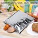 5Pcs/Set Aluminum Foil Insulated Food Storage Bag Waterproof Food Storage Insulated Sandwich Bags for Travel School Picnic 35*40cm - Buy Online on SooperMarket.com