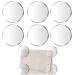 Glass Fabric Pattern Weights Glass Sewing Weights Cloth Pattern Weights Dressmaking Sewing Weights Pattern Making and Samples Cutting Weights for Sewing Accessories (8 Pieces)