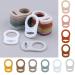 Soft Silicone Baby Pacifier Holder Clip - 5pcs Multi Colors | Free Silicone Adapter Rings - Shop Now! - Buy Online on SooperMarket.com