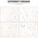 FOMIYES 4 Sheets Nail Decor Nails Gems Rhinestones for Nails Rhinestone for Nails Charms for Nails Manicure Gems Manicure Supplies Eye Patch Eyebrow Paste Nail Supplies Suite Miss Tears - Buy Online on SooperMarket.com