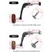 Lixada 3PCS Fishing Reel Power Handle Grip - Non-Slip Foldable Wooden Knob for Spinning Reel - Replacement Grip Parts - Buy Online on SooperMarket.com
