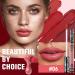 Buy 8 Colors Matte Liquid Lipstick Set - Long-Lasting Smudge Proof & Waterproof Velvet Black Lipstick for Women | Perfect Halloween Makeup Gifts - Buy Online on SooperMarket.com