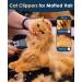 Oneisall Cat Grooming Clippers for Matted Hair - 2-Speed Cordless Pet Trimmer Kit - Low Noise Clipper for Dogs, Cats, Animals (Blue) - Buy Online on SooperMarket.com