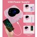 Buy UV Light for Nails - 74W Cordless Rechargeable Nail Lamp for Fast Drying | 5 Timer & Touch Control | Perfect for Salon & Home Use - Buy Online on SooperMarket.com