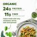 Chickapea Lentil Kale and Spinach Pasta - High Protein Organic Penne - Gluten Free, Non-GMO, Vegan Pasta - 8 oz (Pack of 6) - Buy Online on SooperMarket.com