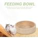 POPETPOP Hamster Food Bowl Bunny Food Bowls Pet Accessories Pet Feeder Hamster Supply Chinchilla Accessory Hamster Bowl Multifunction Gerbil Food Rack Guinea Pig Oak Rat Food Dish - Buy Online on SooperMarket.com