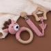 TIAN-K Baby Pacifier Chain - Soft Braided Deer Design Holder for Boys & Girls - Perfect Toddler Toy - Buy Online on SooperMarket.com