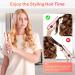Upgraded Cordless Automatic Curling Iron - Portable Hair Curler with 6 Temperatures & Timers 5000mAh Rechargeable Battery - Buy Online on SooperMarket.com