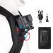 Telesin backpack shoulder strap bracket for GoPro Hero 11/10/8/7/5/4/Max/Mini DJI OSMO Action Insta360 with 360 degree rotatable PAD-J hook owner mounting system action camera Accessories