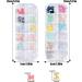 3D Nail Charms 2 Boxes Clear Aurora Butterfly Teddy Bear Nail Art Charms Nail Rhinestones and Gems for Nail Art Decoration DIY Crafts (D) - Buy Online on SooperMarket.com