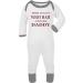West Ham Baby Sleepsuit | Born To Love Like Daddy | 6-9 Months | UK Printed | 100% Cotton - Buy Online on SooperMarket.com