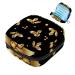 MUOOUM Sanitary Napkin Storage Bag Golden Christmas Holly Berry Menstrual Cup Pouch Portable Sanitary Napkin Pads Storage Bags Feminine Menstruation First Period Bag for Teen Girls Women Ladies Multi-colored 2