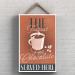 Global Designs The Tastiest Hot Chocolate Served Here Rectangle Wooden Plaque
