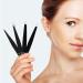 Precision 4-Piece Eyebrow Tweezer Set | Slant & Pointed Tips for Hair Removal | Black - Buy Online on SooperMarket.com