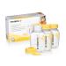 Medela Set of 150 ml BPA- Bottles - Set of 3 bottles for expressing storing and feeding breast milk in a durable zer and fridge safe design Bottle Set 3x 150ml