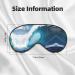 SSIMOO Big Sea Wave HD Soft Sleep Eye Mask | Breathable Travel Eye Patch for Women | Ideal for Relaxation & Comfort - Buy Online on SooperMarket.com