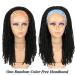 Lady Miranda Black Dreadlock Headband Wig for Women and Men - Medium Twist Afro Synthetic Dreadlock Wig - Buy Online on SooperMarket.com