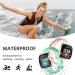 Laffav 4 Pack Soft Silicone Bands for Fitbit Sense/Versa 3/4 - White/Pink/Lavender/Mint Green Small 5.8-7.6 - Buy Online on SooperMarket.com