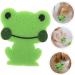 Buy Mikinona Children's Animal-Shaped Bath Sponge | Soft Green Shower Sponges for Kids | Perfect for Bathing & Fun - Buy Online on SooperMarket.com