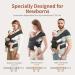 MOMTORY Newborn Baby Carrier | Cozy Wrap with Hook&Loop | Adjustable & Soft Fabric | Deep Grey - Buy Online on SooperMarket.com