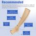 Bropite Compression Stockings with Zipper - 2 Pairs Calf Height Open Toe XXL B-Nude - Comfortable & Supportive International Shipping - Buy Online on SooperMarket.com