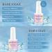 SAVILAND 15PCS No Wipe Gel Base and Top Coat Set - 15ml*2 | Shiny Soak Off Clear Gel Polish | Nail Salon Quality | Ideal Gift - Buy Online on SooperMarket.com