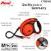 Flexi Xtreme Tape Orange & Black Medium 5m Retractable Dog Leash/Lead for dogs up to 35kgs/77lbs Orange & Black Medium (5m) - Buy Online on SooperMarket.com