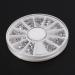 Silver Rhinestones Glass Boxes Manicure Art Shiny 1.5mm Wheel - Buy Online on SooperMarket.com