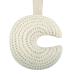 Cute Moon-Shaped Baby Pacifier Holder | Durable Cotton Lanyard 13cm | Newborn Accessories 636 - Buy Online on SooperMarket.com